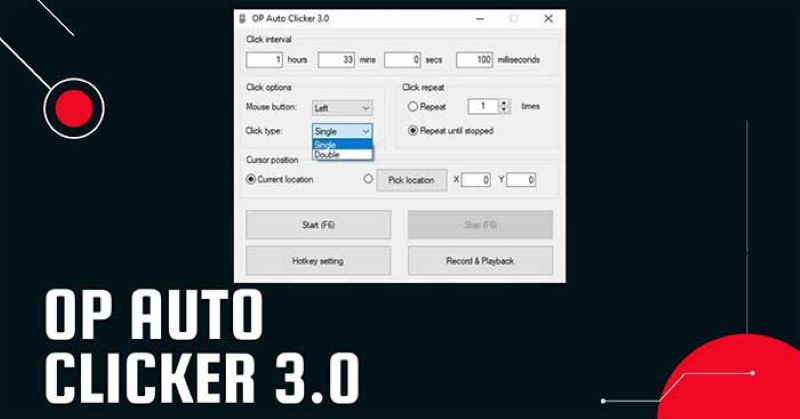 Giao diện và cách sử dụng Auto-Clicker