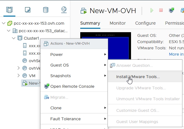 Các thành phần của VMware Tools