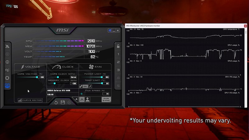 Những lưu ý quan trọng khi sử dụng MSI Afterburner