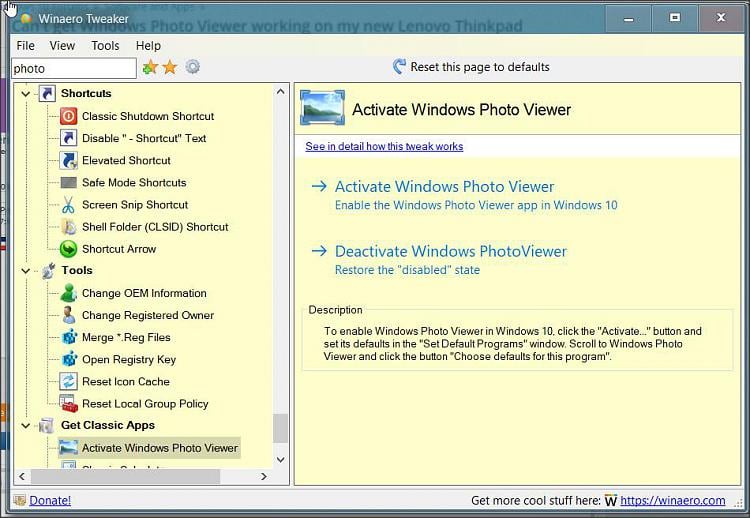 Tại sao bạn nên kích hoạt Windows Photo Viewer?